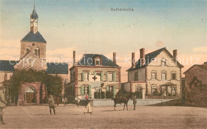 Betheniville Kirche Pferde