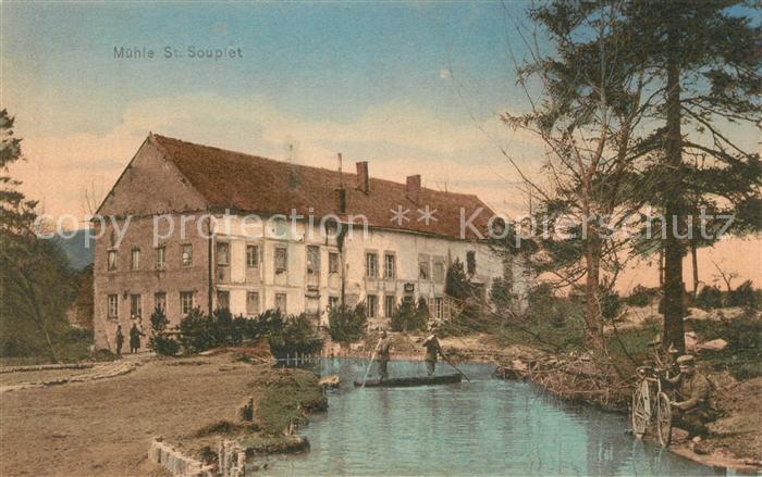 Saint-Souplet-sur-Py Mühle Soldaten