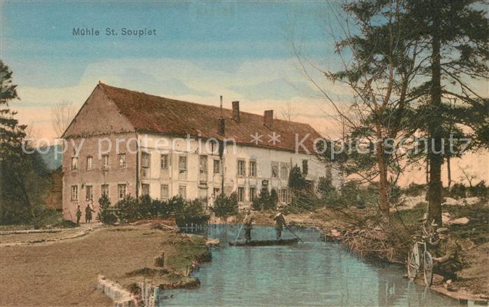 Saint-Souplet-sur-Py Muehle Soldaten