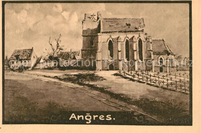 Angres Zerstörte Kirche