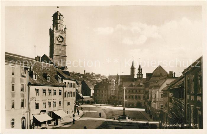 Ravensburg Wuerttemberg Am Platz Kirche Denkmal