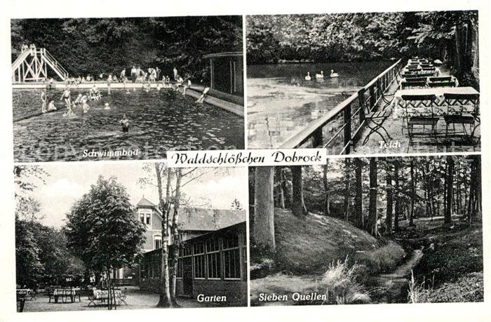 Dobrock Schwimmbad Garten Sieben Quellen Waldschloesschen Schwaene Teich