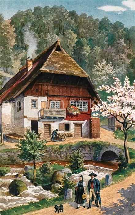 Schwarzwald Schwarzwaldhaus K?nstlerkarte