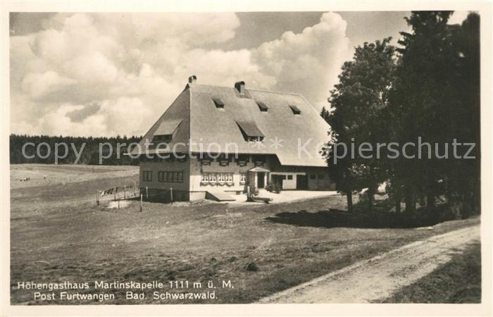 Furtwangen H?hengasthaus Martinskapelle