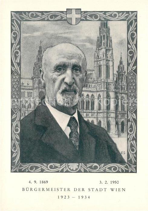 WIEN AT B?rgermeister 1923 bis 1934