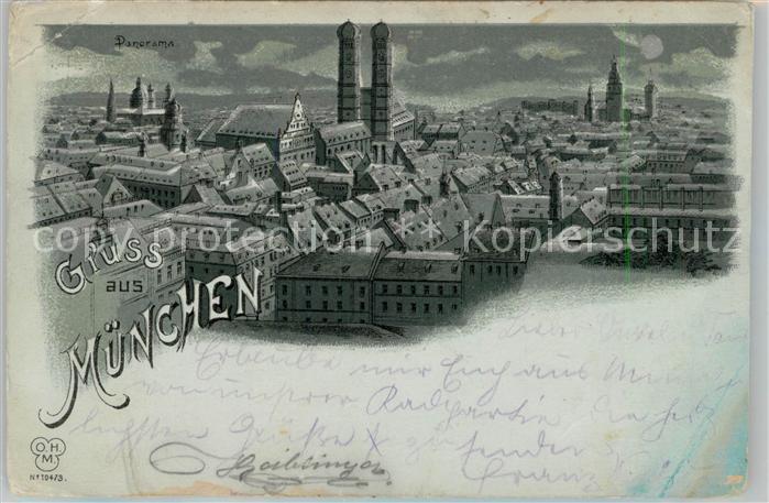 Muenchen Bayern Panorama