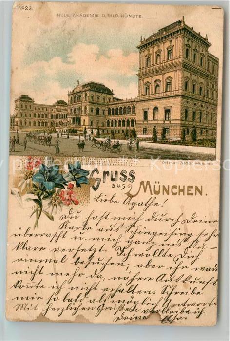 Muenchen Bayern Neue Akademie der bildenden K?nste