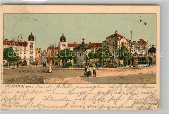 Muenchen Bayern Karlsplatz