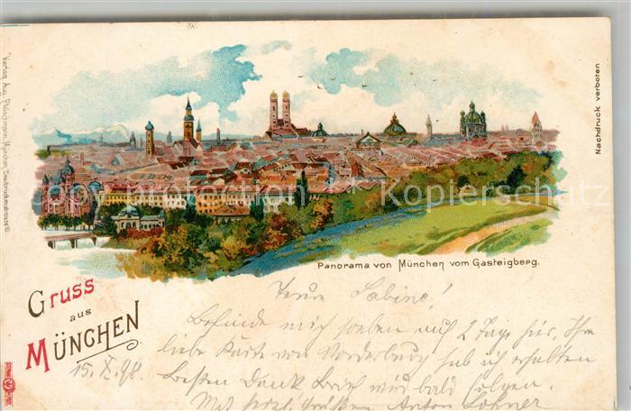 Muenchen Bayern Panorama