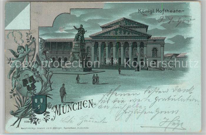 Muenchen Bayern K?nigliches Hoftheater