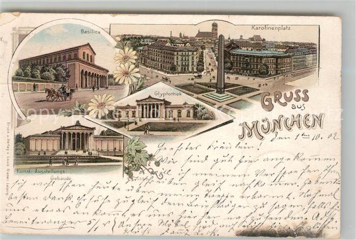Muenchen Bayern Karolinenplatz Basilica Glyptothek Kunstausstellungsgeb?ude