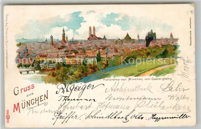 Muenchen Bayern Panorama