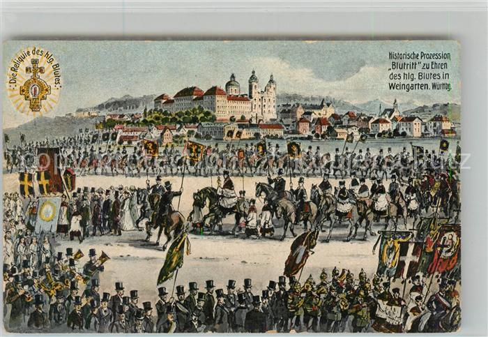 Weingarten Wuerttemberg Blutritt Reliquie heiliges Blut Kloster