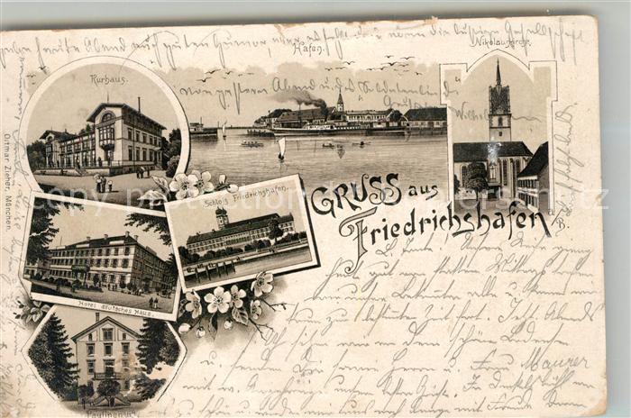 Friedrichshafen Bodensee Kurhaus Schloss Hotel Deutsches Haus Paulinenstift