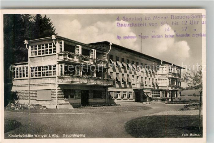 Wangen Allgaeu Kinderheilst?tte Haupteingang