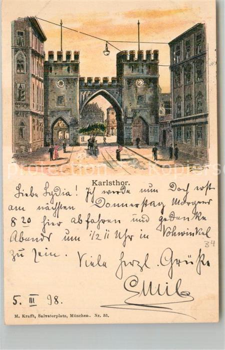 Muenchen Bayern Karlstor