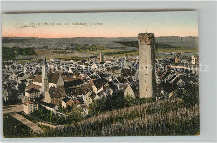 Ravensburg Wuerttemberg Mehlsack Panorama