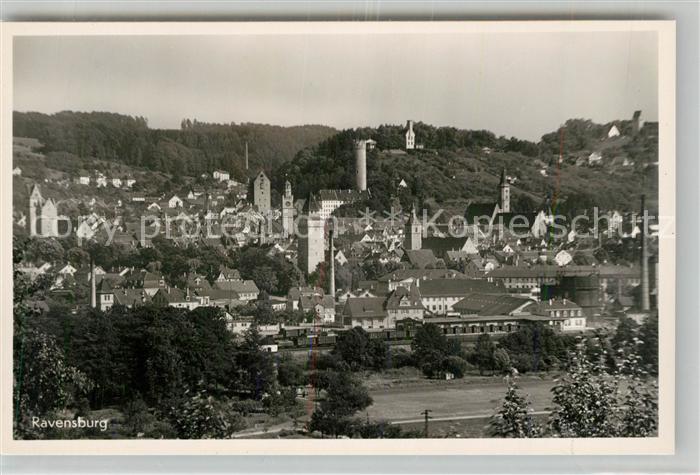 Ravensburg Wuerttemberg Panorama Veitsburg Mehlsack
