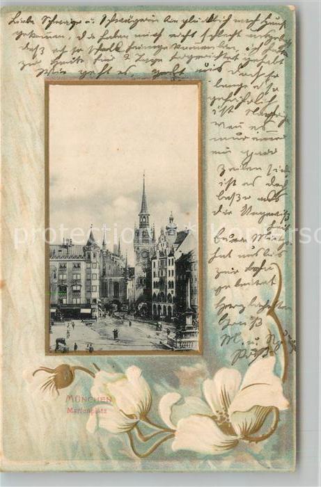 Muenchen Bayern Marienplatz