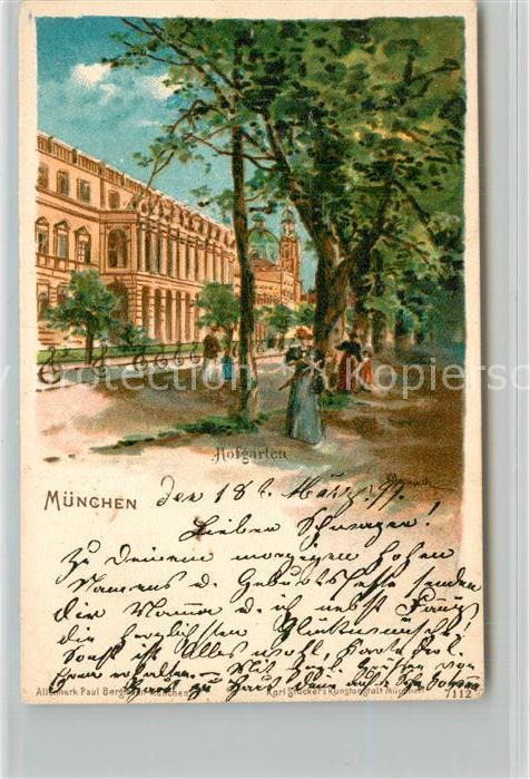 Muenchen Bayern Hofgarten