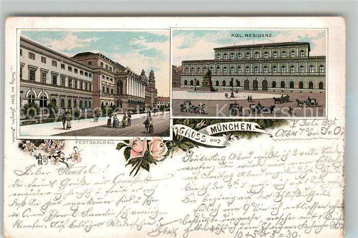 Muenchen Bayern Residenz Festsaalbau