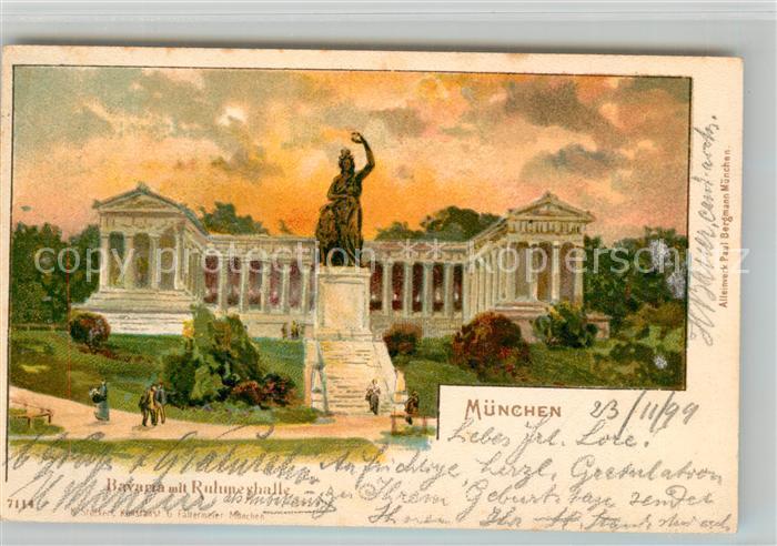 Muenchen Bayern Bavaria Ruhmeshalle