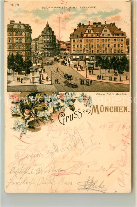 Muenchen Bayern Bahnhof Karlstor