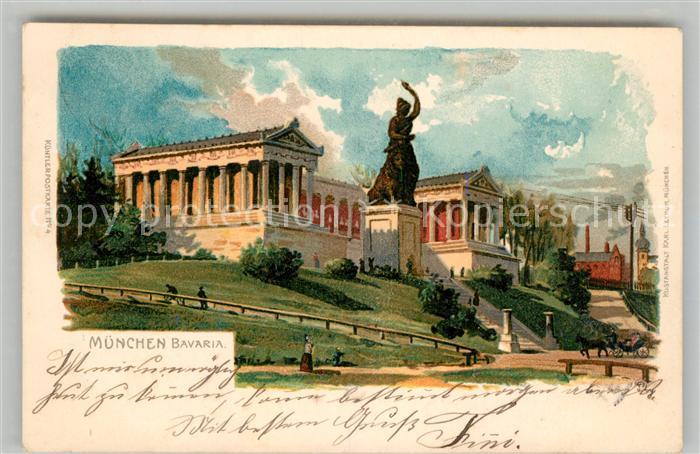 Muenchen Bayern Bavaria Ruhmeshalle