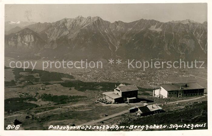 Patscherkofel Seilbahn Berghaus und Schutzhaus