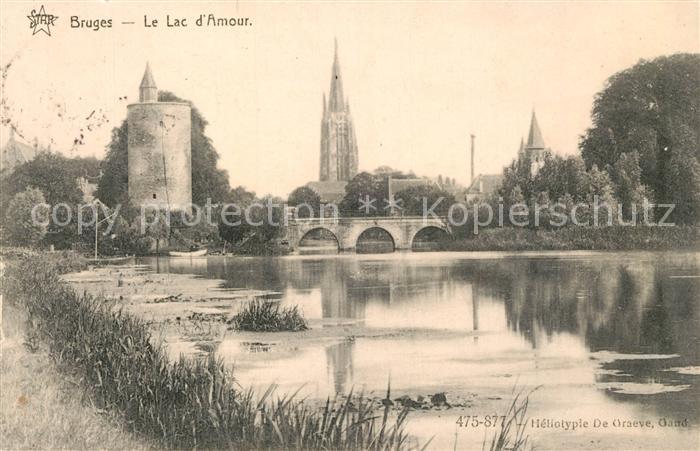 Bruges BRUGGE Belgie Le Lac d Amour