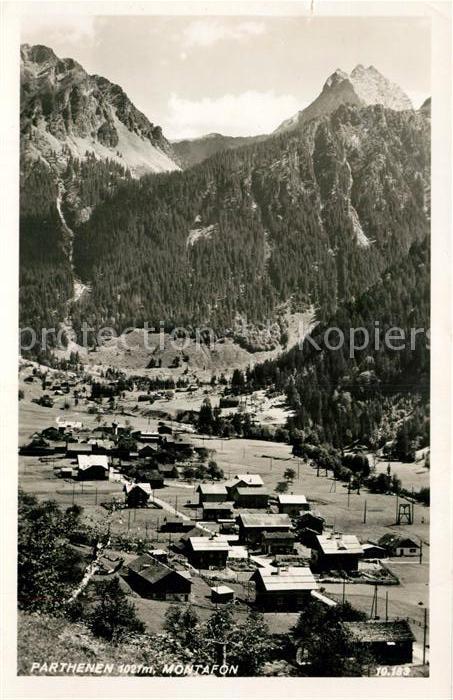Parthenen Vorarlberg Panorama