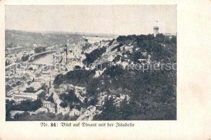 Dinant Wallonie mit der Zitadelle