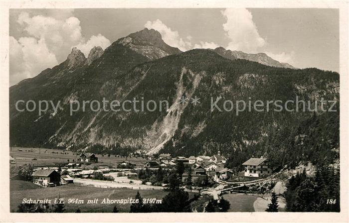 Scharnitz mit Ahornspitze