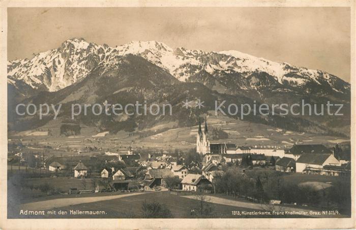 Admont Kaernten mit den Hallermauern