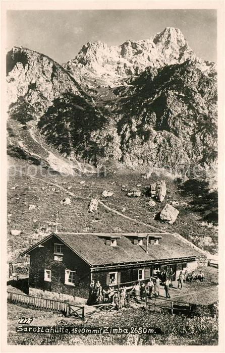 Sarotlahuette mit Zimba