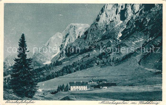 Bischofshofen Mitterbergalm mit Hochkoenig