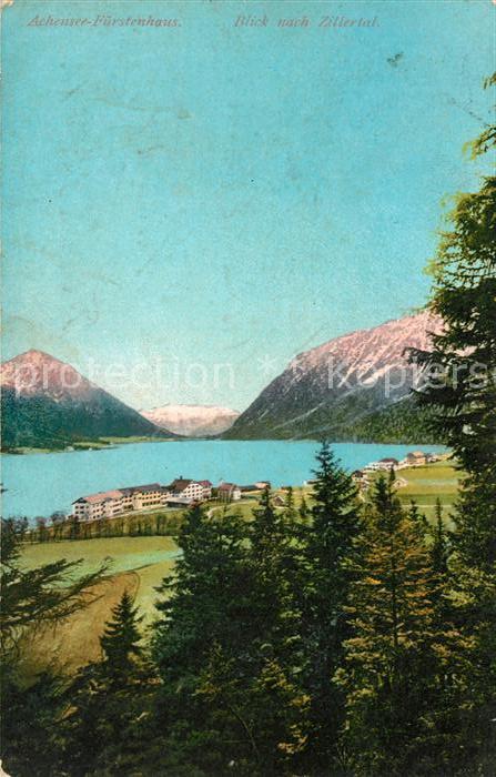Achensee Fuerstenhaus Blick zum Zillertal