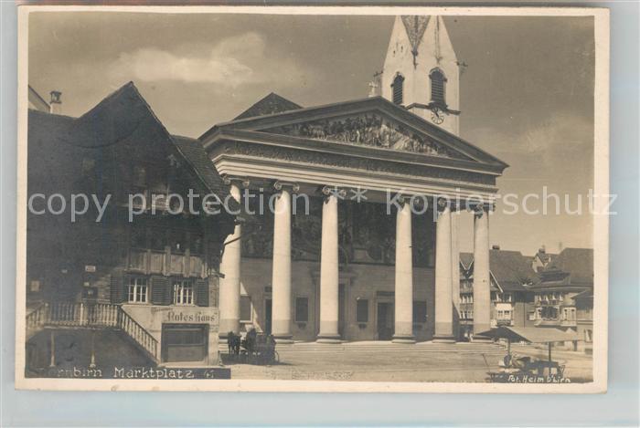Dornbirn Vorarlberg Marktplatz Kirche