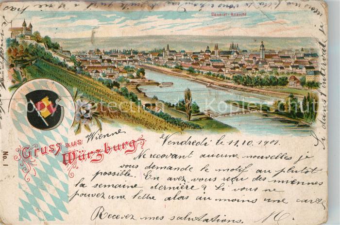 WueRZBURG Bayern Panorama