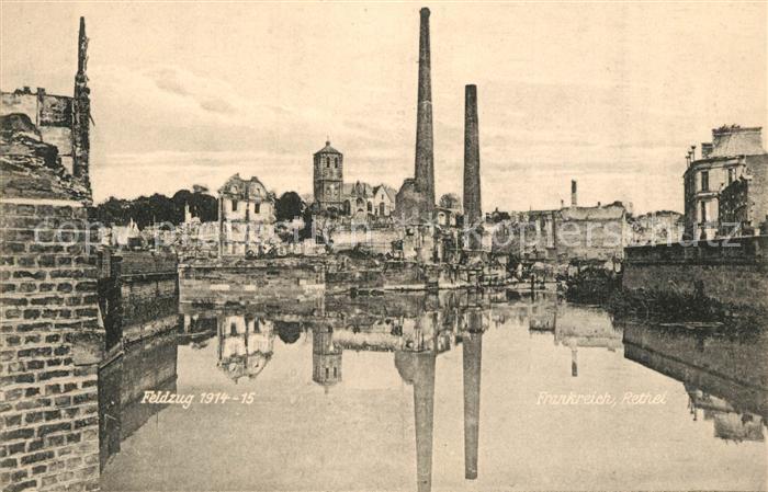 Rethel Ardennes Feldzug 1914-1915 Kriegsschauplatz 1. Weltkrieg