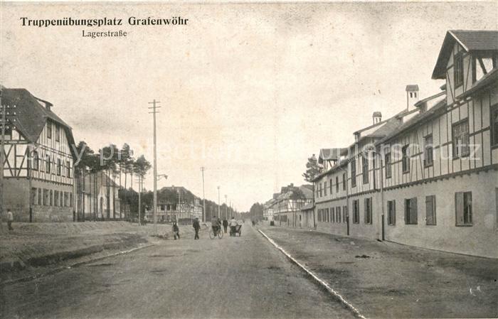 Grafenwoehr Truppenuebungsplatz Lagerstrasse
