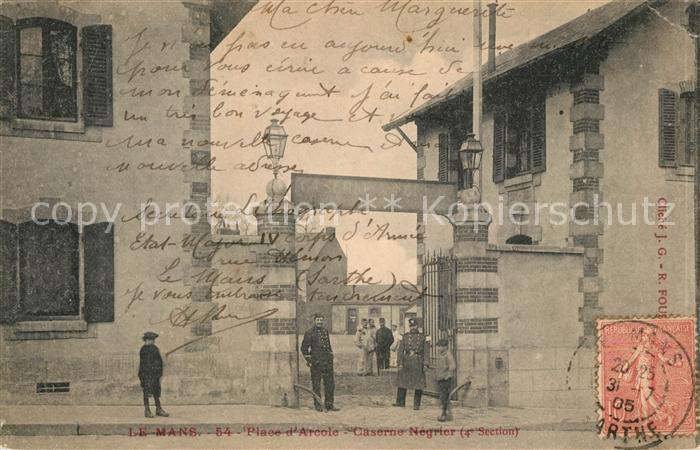 Le Mans Sarthe Place d Arcole Caserne Negrier