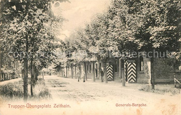 Zeithain Truppenuebungsplatz Generalsbaracke Soldatenkarte