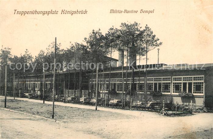 Koenigsbrueck Truppenuebungsplatz Militaerkantine