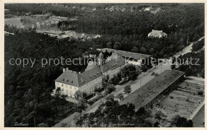 Zeithain Truppenuebungsplatz Fliegeraufnahme