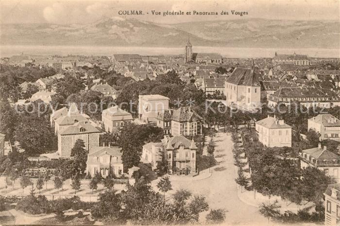 Colmar Haut Rhin Elsass Vue generale et Panorama des Vosges