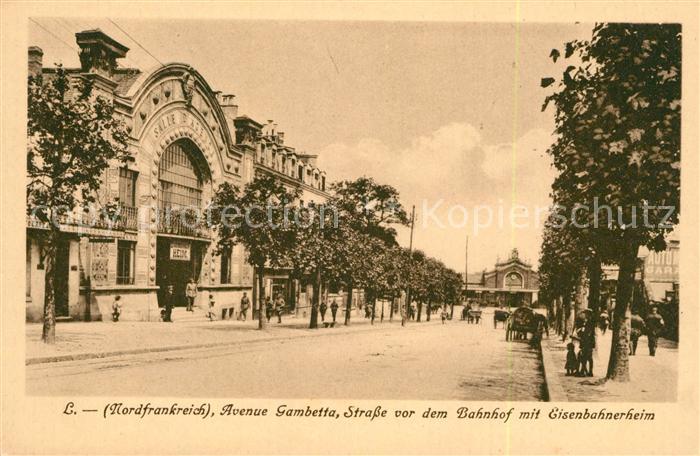 Lille Nord Avenue Gambetta Eisenbahnerheim
