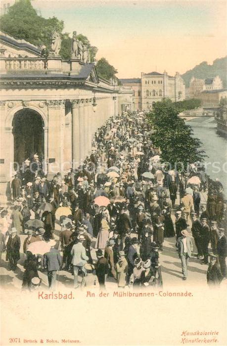 Karlsbad Eger Muehlbrunnen Kolonnade