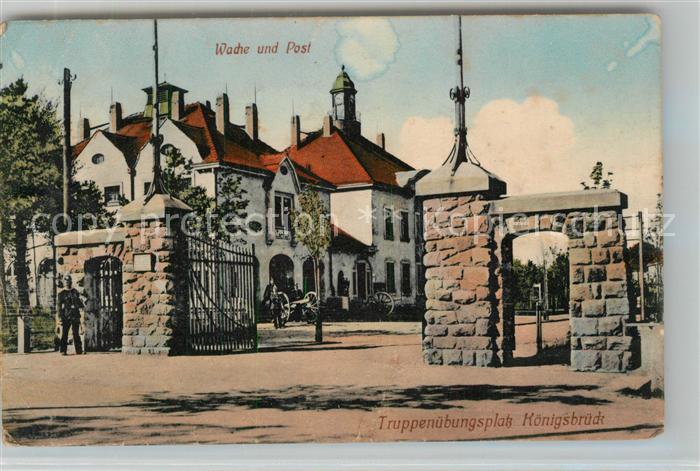 Koenigsbrueck Truppenuebungsplatz Wache und Post