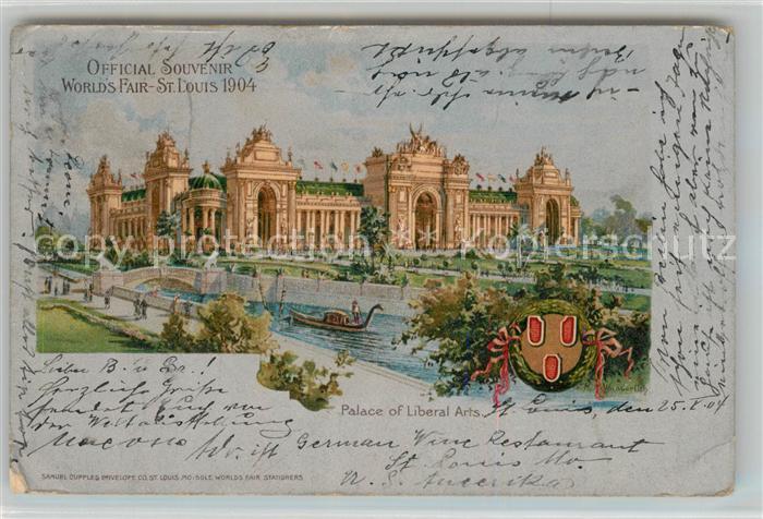 Saint Louis Louisiana World s Fair Palace of Liberal Arts